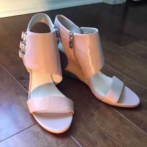 Vince Camuto Leather Wedges 9.5